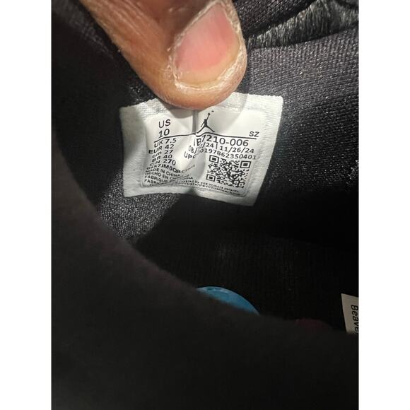 NEW Nike Air Jordan 1 Low Brooklyn Low Black Pony Hair NBY IB7210-006 W’s 10 - Picture 6 of 13